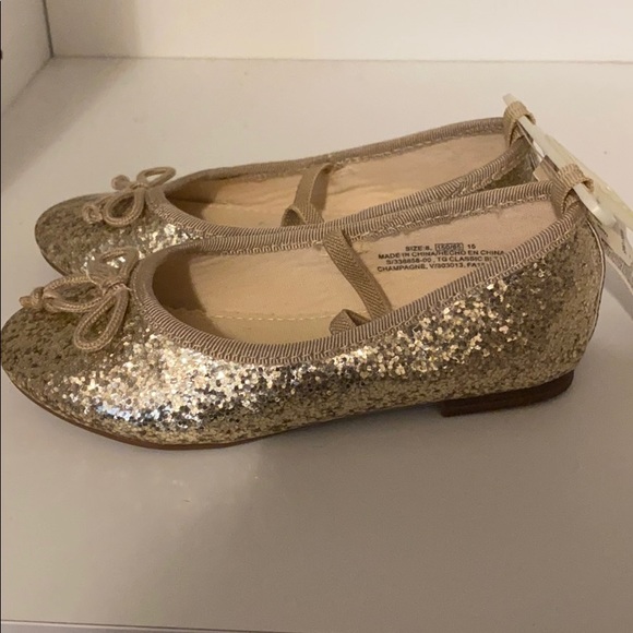 girls gold sparkly shoes